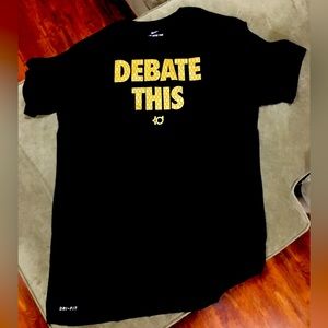 Nike KD 'Debate This' Black & Yellow Debate this- Graphic Tee